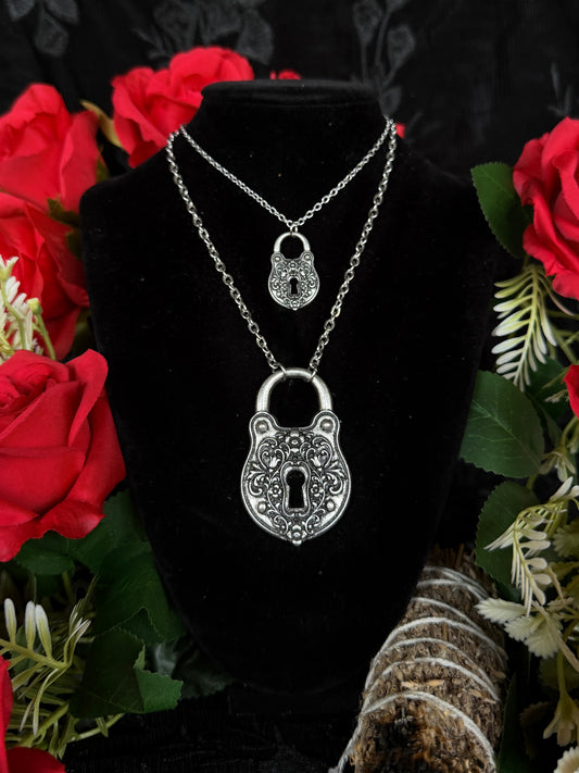 MINI CELLAR DOOR PADLOCK - Mother of Hades Mini Padlock Necklace