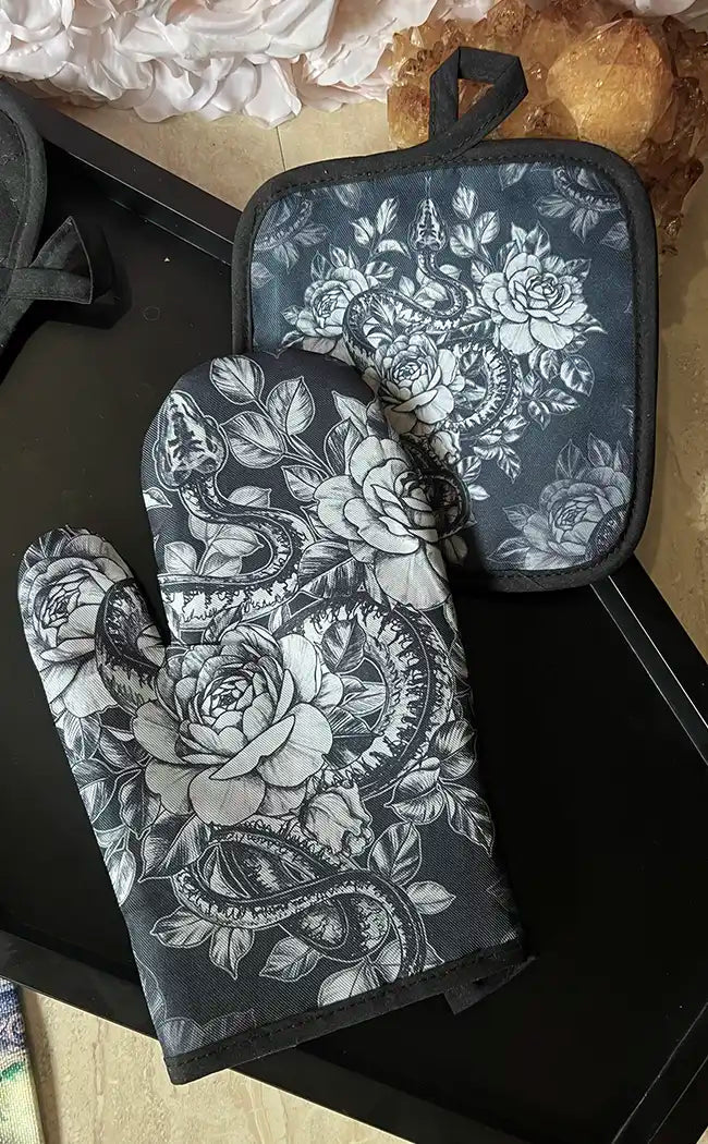 SATAN WAS A SERPENT - Oven Mitt Set