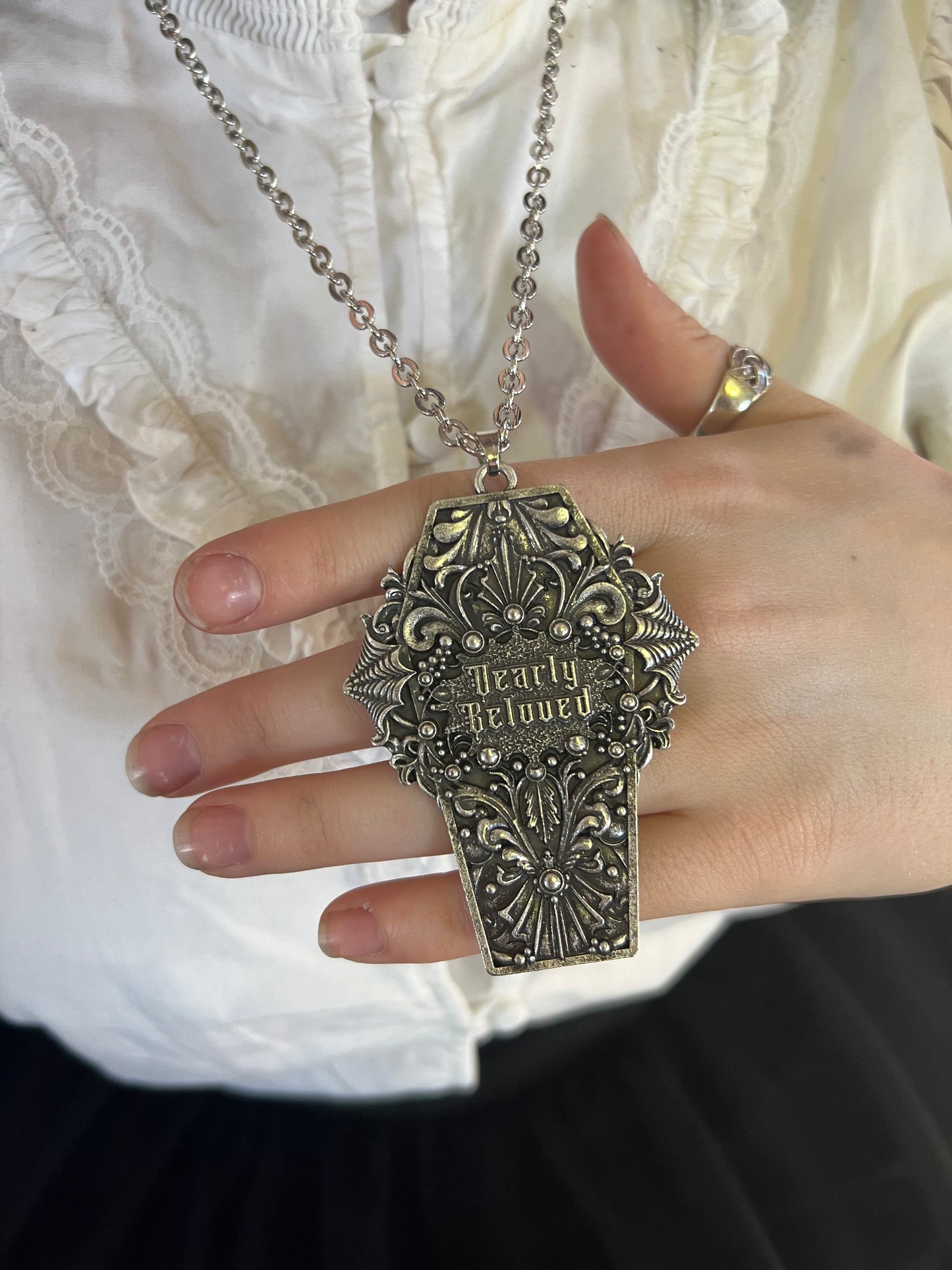 DEARLY BELOVED - Mother of Hades Cast Coffin Necklace