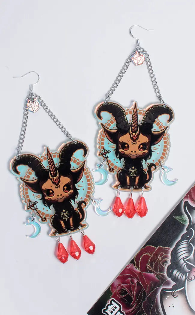 THE DARK LORD - chandelier Earrings