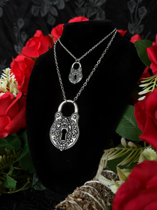 CELLAR DOOR PADLOCK - Mother of Hades Padlock Necklace