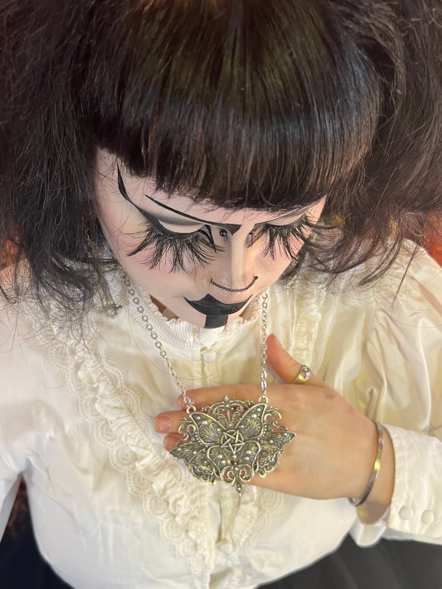 DARK FAE - Mother of Hades Cast Butterfly Necklace