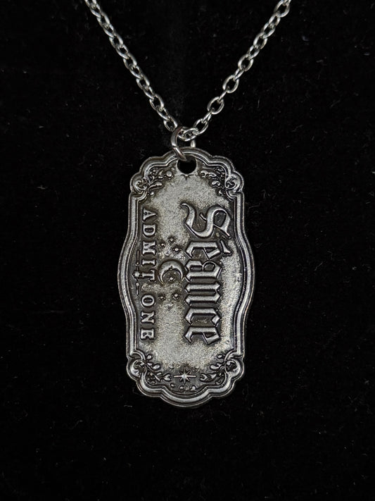 PARLOUR TRICKS - Mother of Hades Tag Necklace