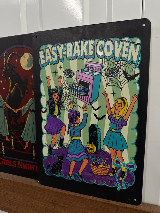 EASY BAKE COVEN - Tin Sign