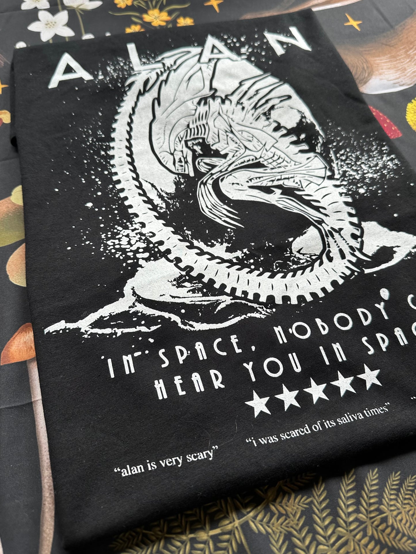 ALAN - IN SPACE NO ONE CAN HEAR YOU alien Horror T-Shirt