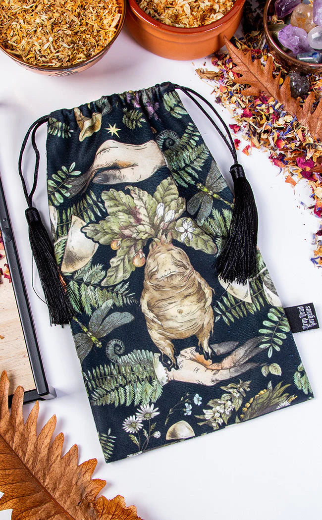 Mandrake Velvet Tarot Bag