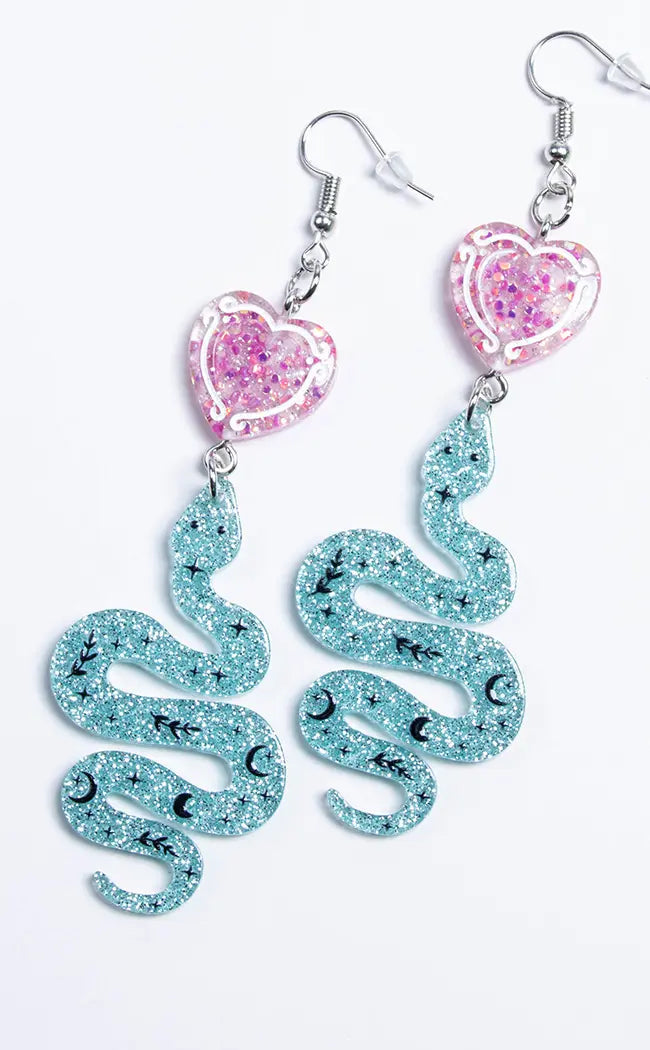 Temptation Dangle - Aqua Earrings