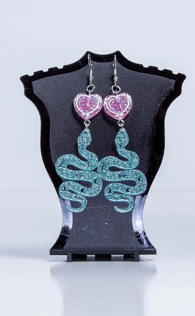 Temptation Dangle - Aqua Earrings