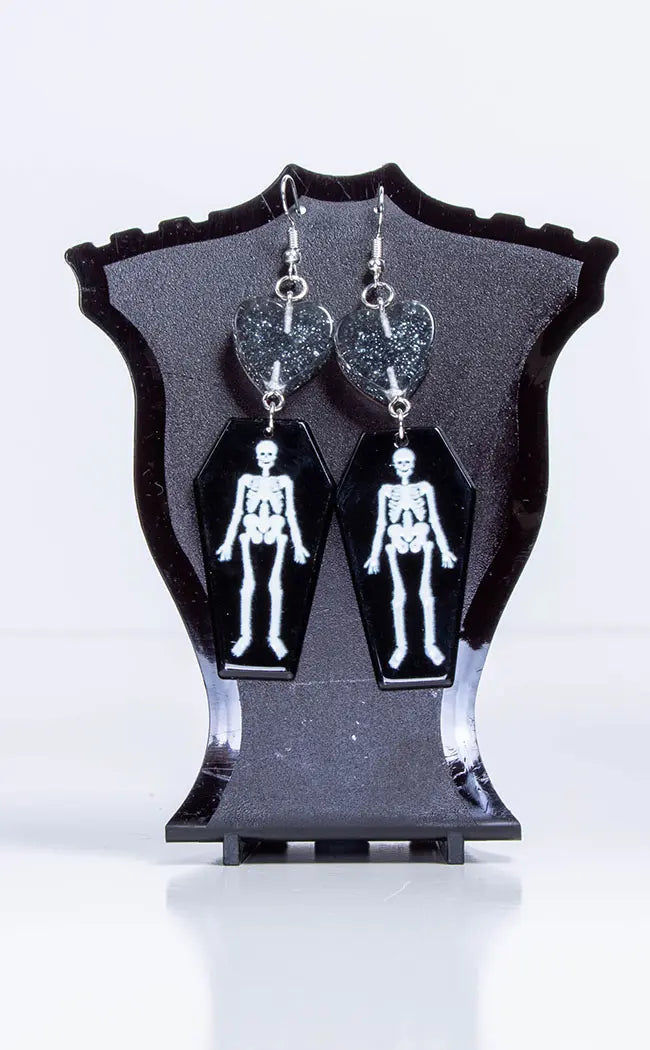 Skele Earrings - Black