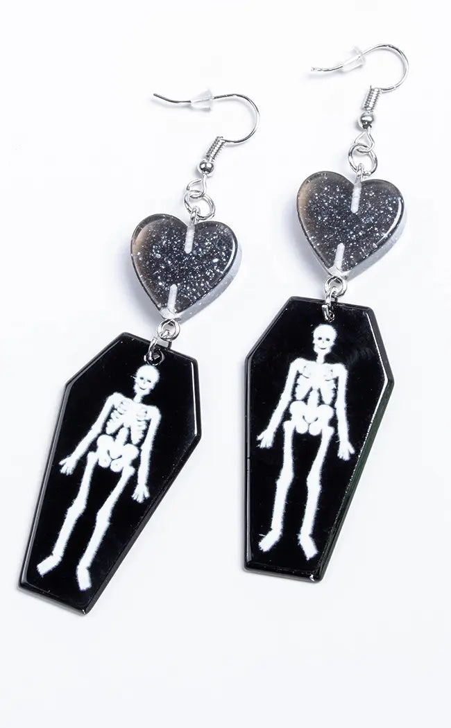Skele Earrings - Black