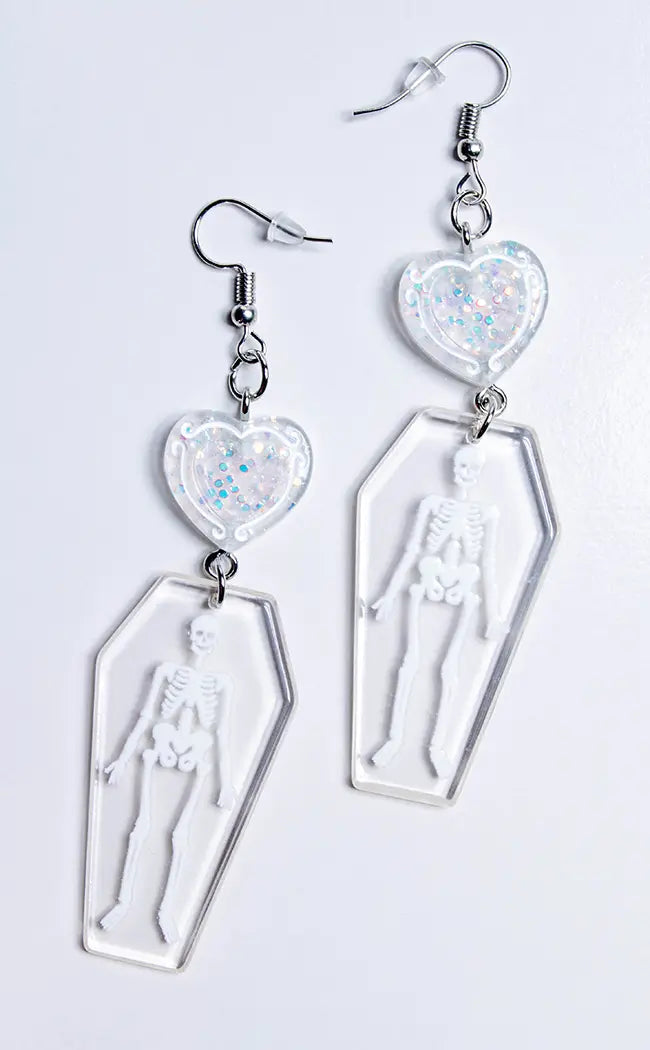 Skele Earrings - Clear
