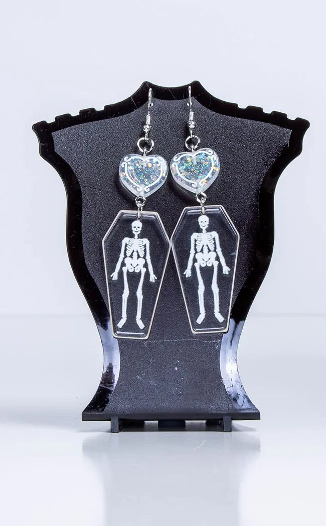 Skele Earrings - Clear