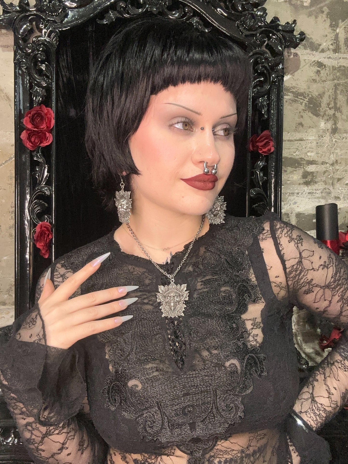 HOB GOBLIN - Mother of Hades NIGHT GARDEN Necklace