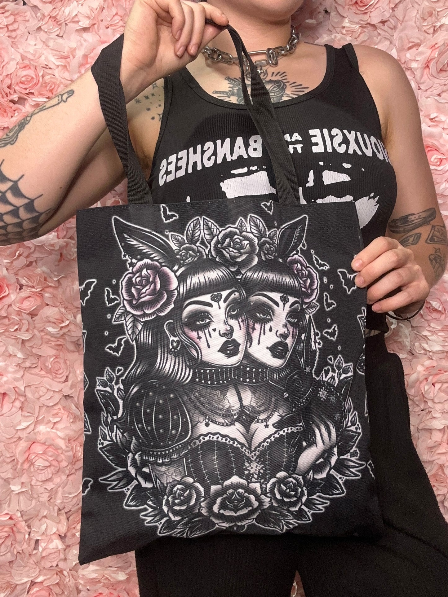 DOUBLE TROUBLE - Tote Bag