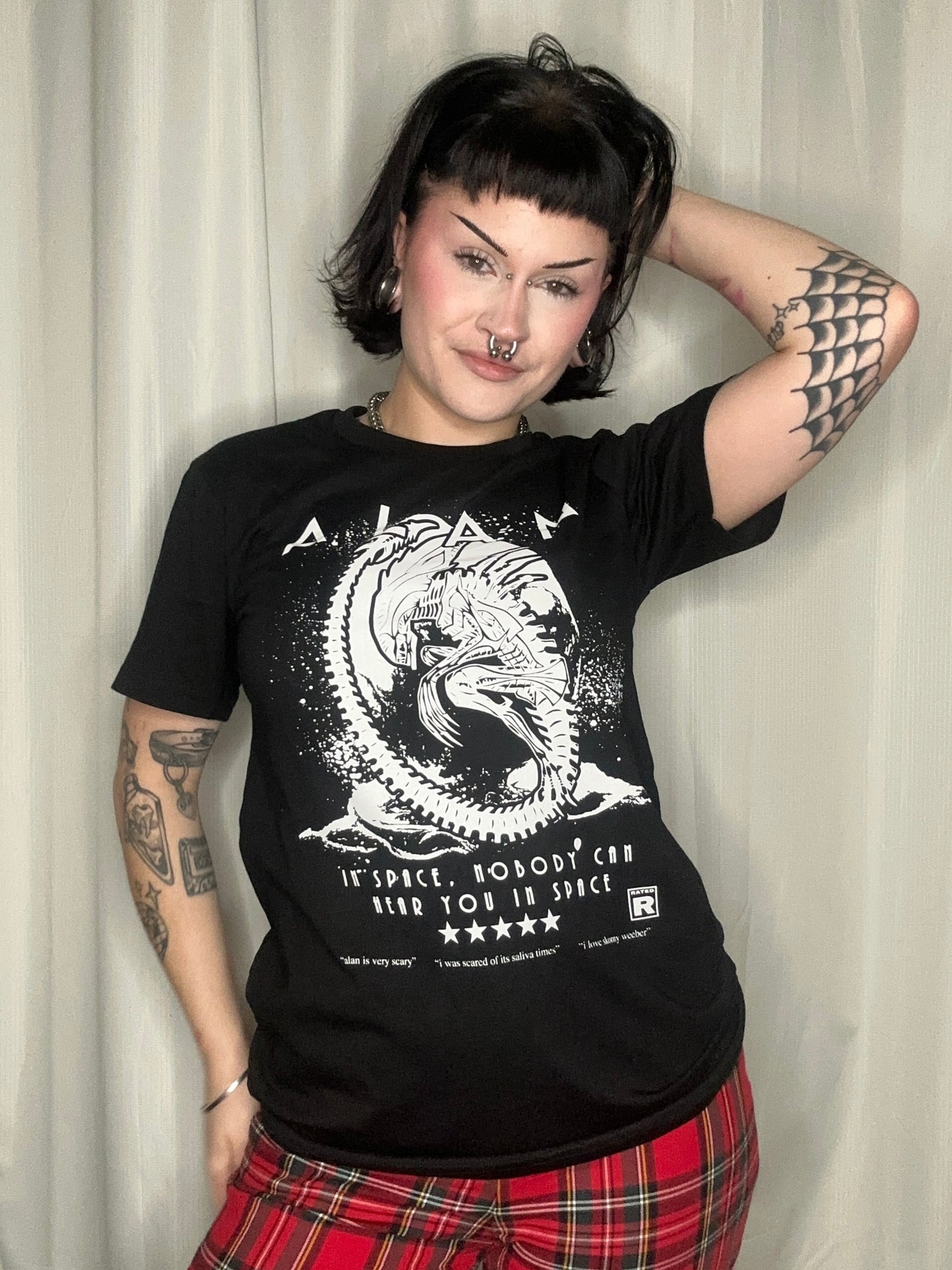 ALAN - IN SPACE NO ONE CAN HEAR YOU alien Horror T-Shirt