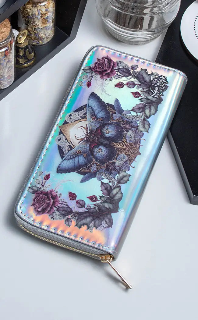 CEMETARY GARDEN Silver Holo Wallet