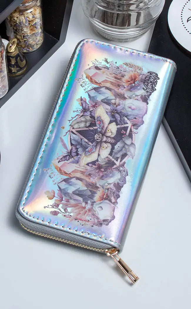 LUSCIOUS LUNAR Silver Holo Wallet