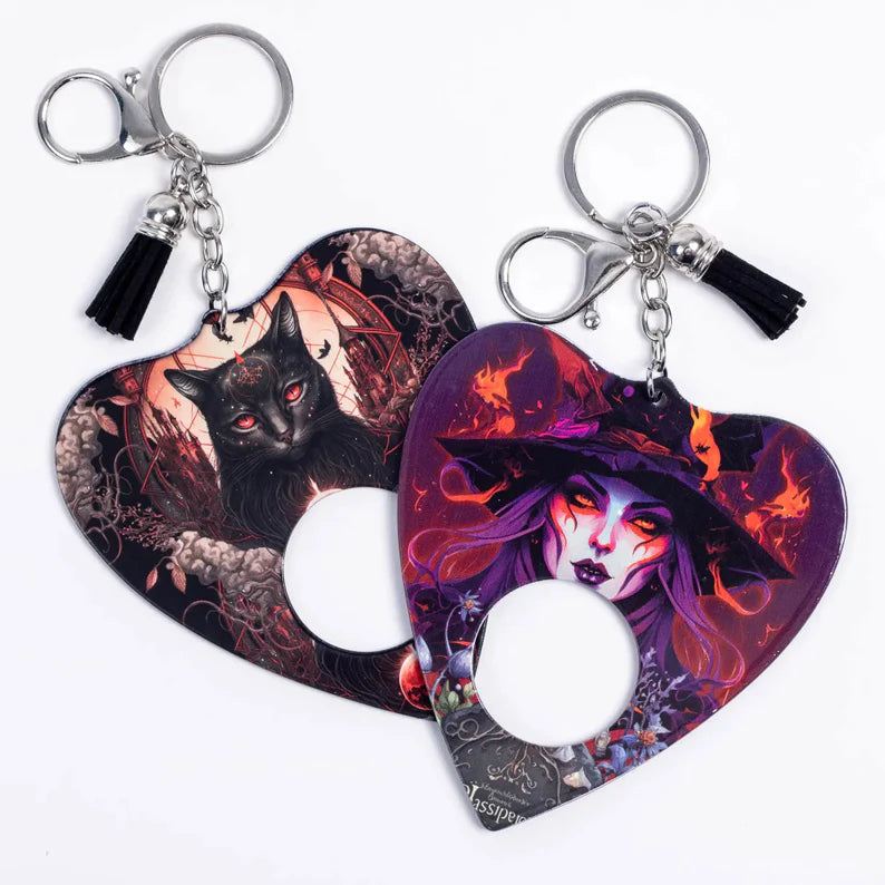 Jumbo Planchette Keychain - BLOOD MOON