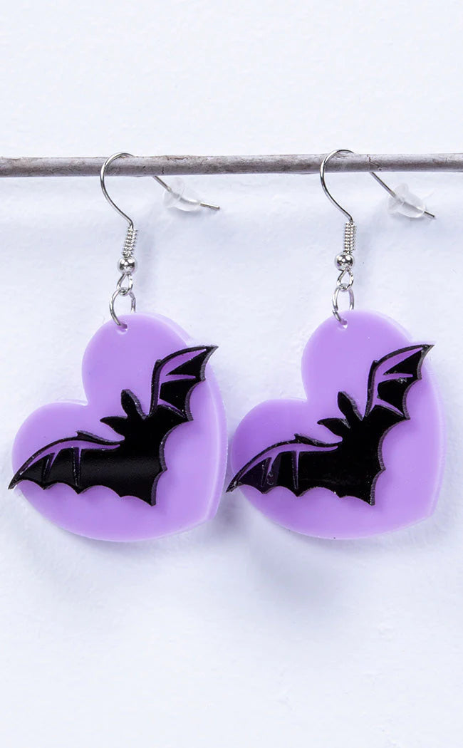 I HEART BATS Earrings