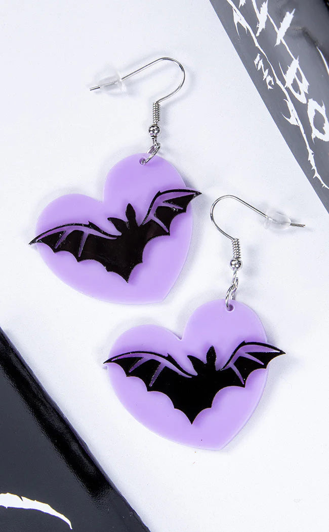 I HEART BATS Earrings