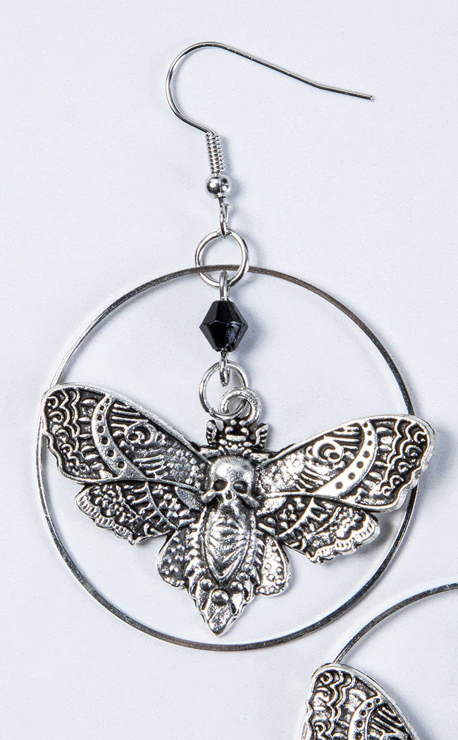 Death Head Halo Earrings