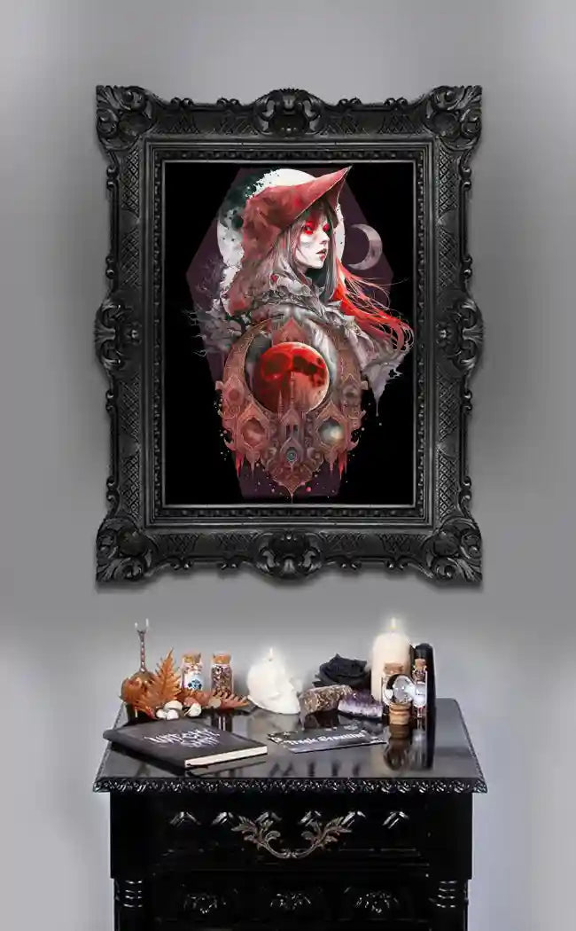 RED RIDING HOOD - a3 canvas print