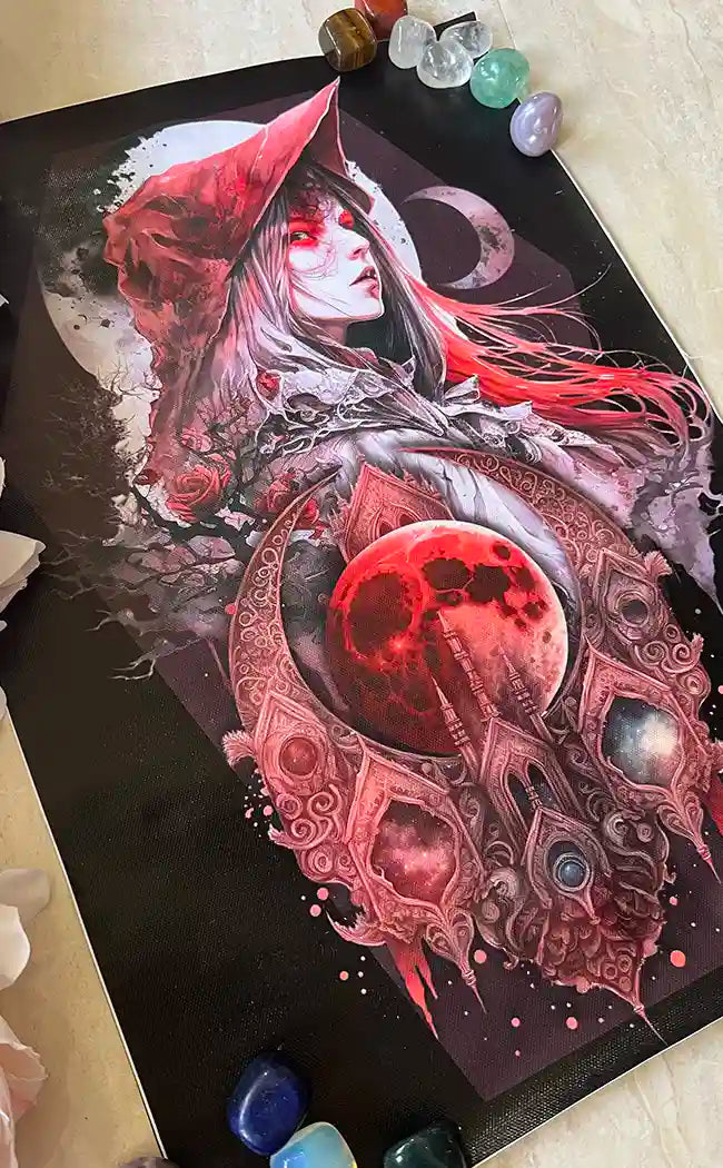 RED RIDING HOOD - a3 canvas print