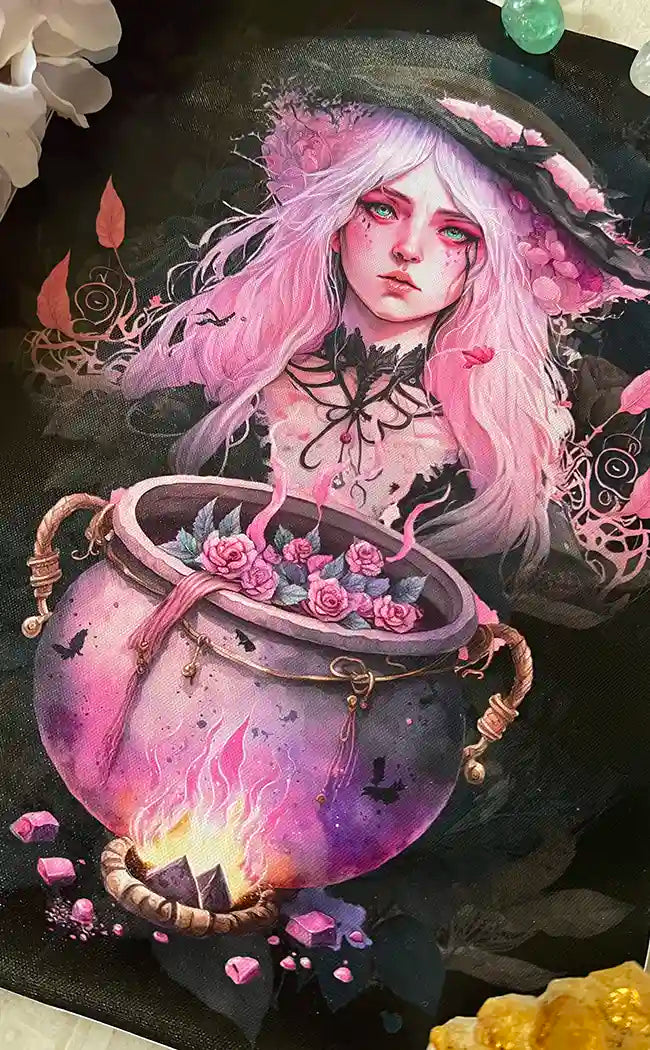 PASTEL POTIONS - a3 canvas print