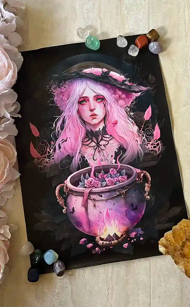 PASTEL POTIONS - a3 canvas print