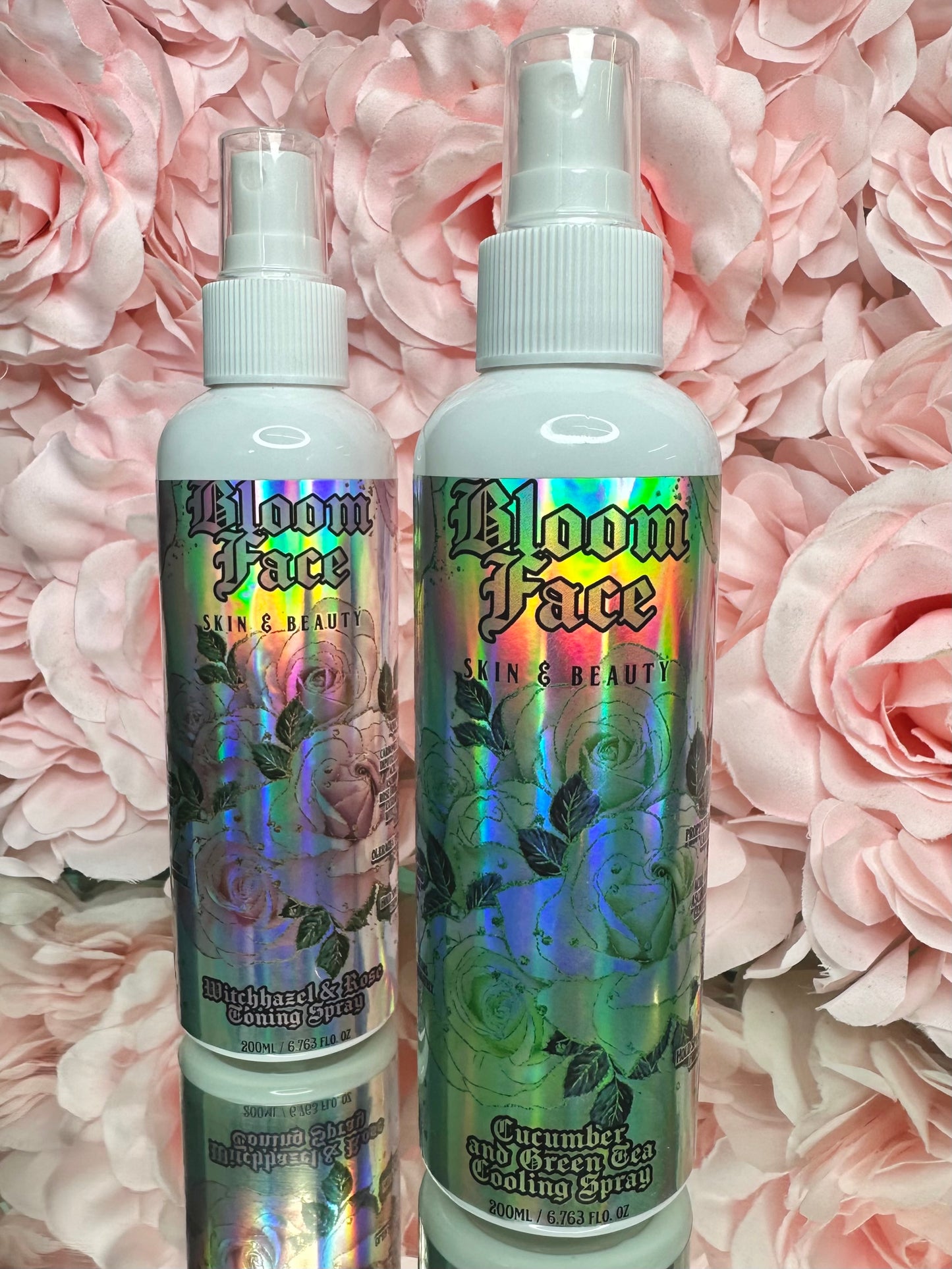 ROSE AND GREEN TEA - Cooling and Toning Spray Duo