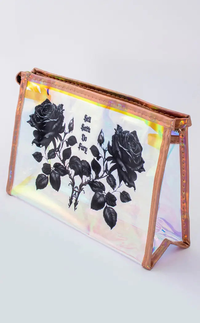 HELL HATH NO FURY Holo Cosmetic Bag