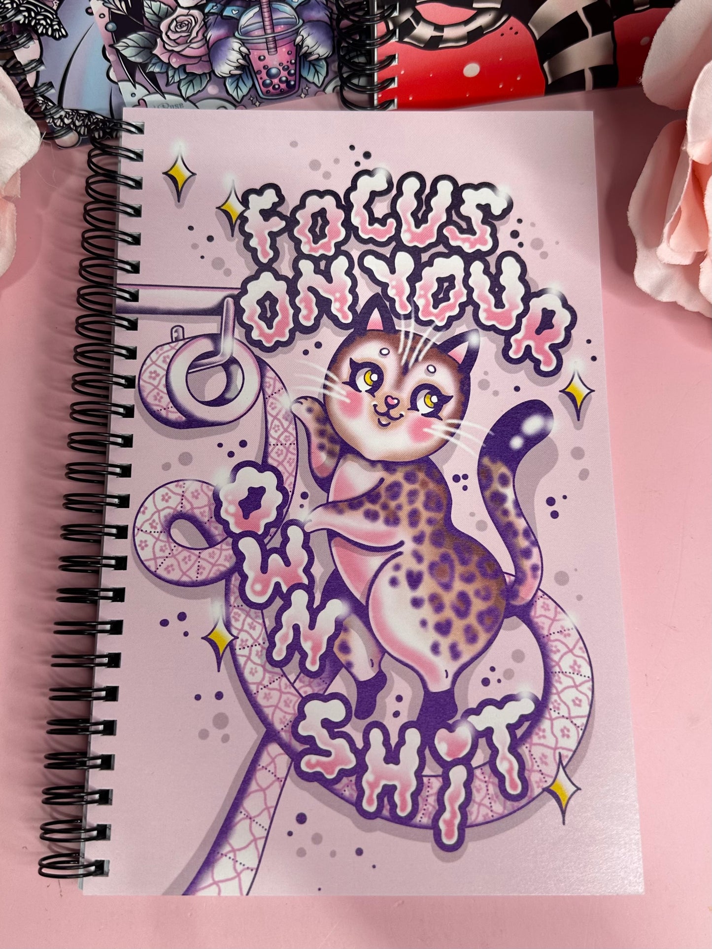 FOCUS ON YOUR OWN SHIT - Spiral Notebook