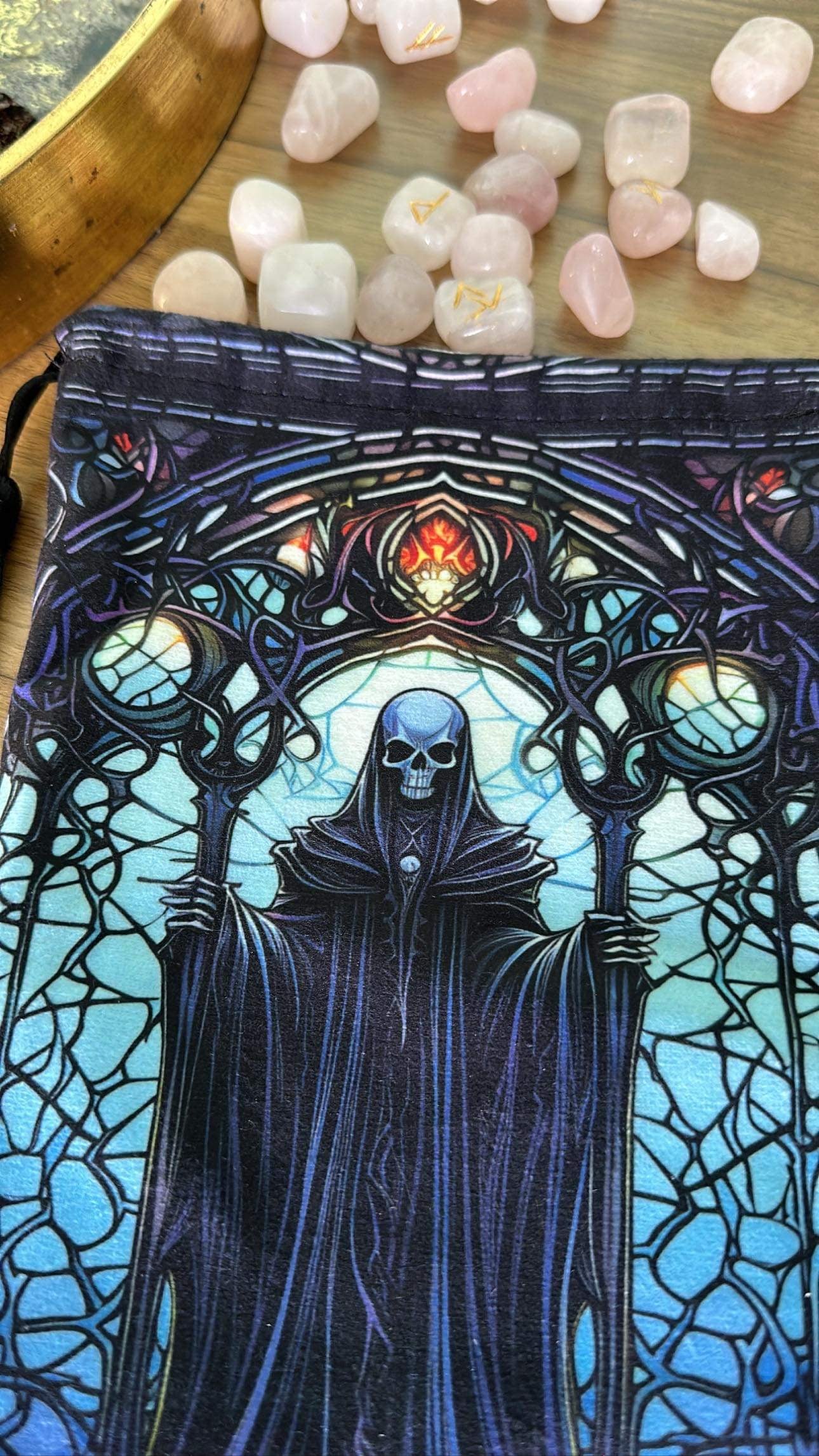 Death’s Door- Velvet Tarot Bag