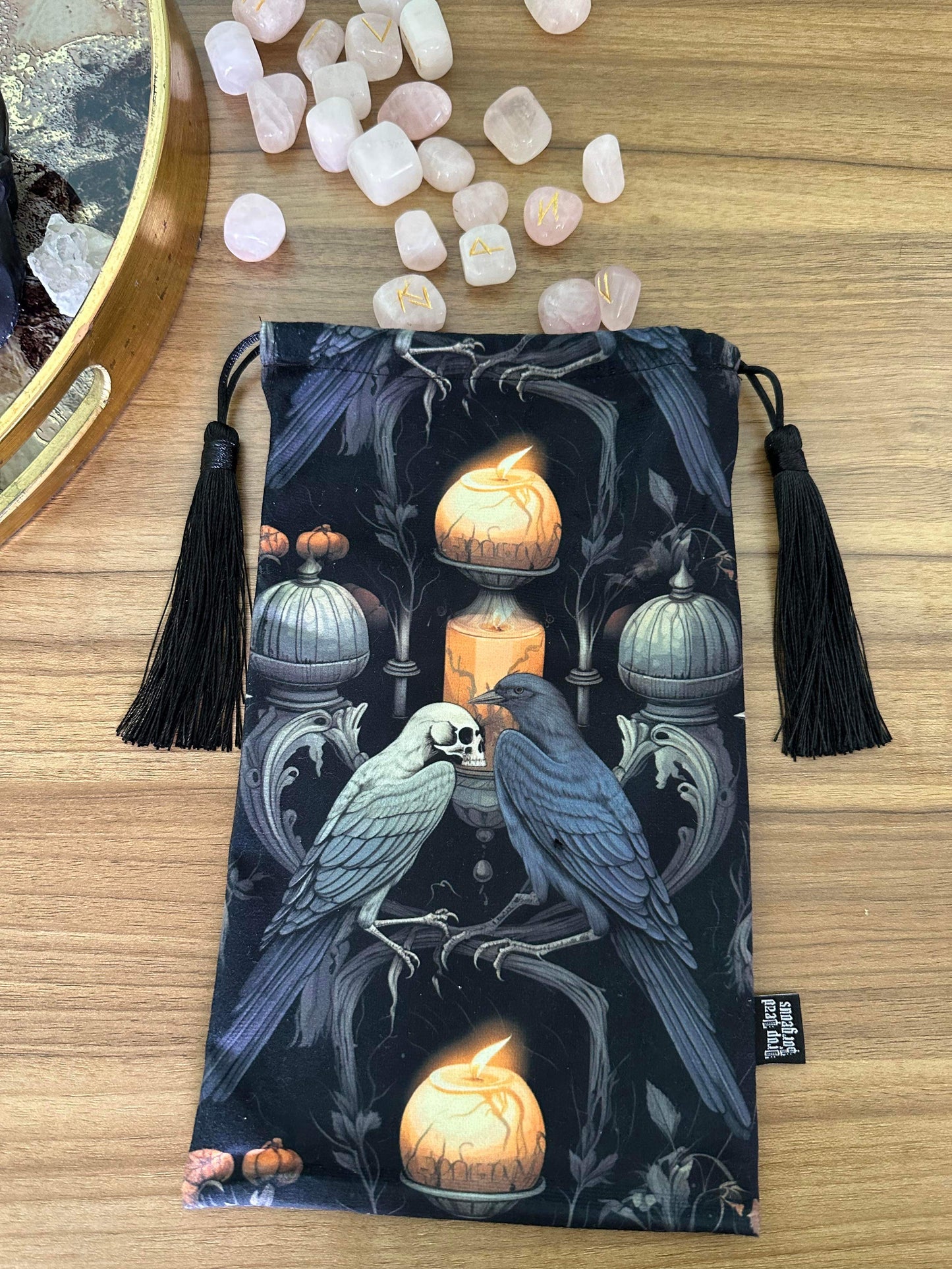 Dark Aviary - Velvet Tarot Bag