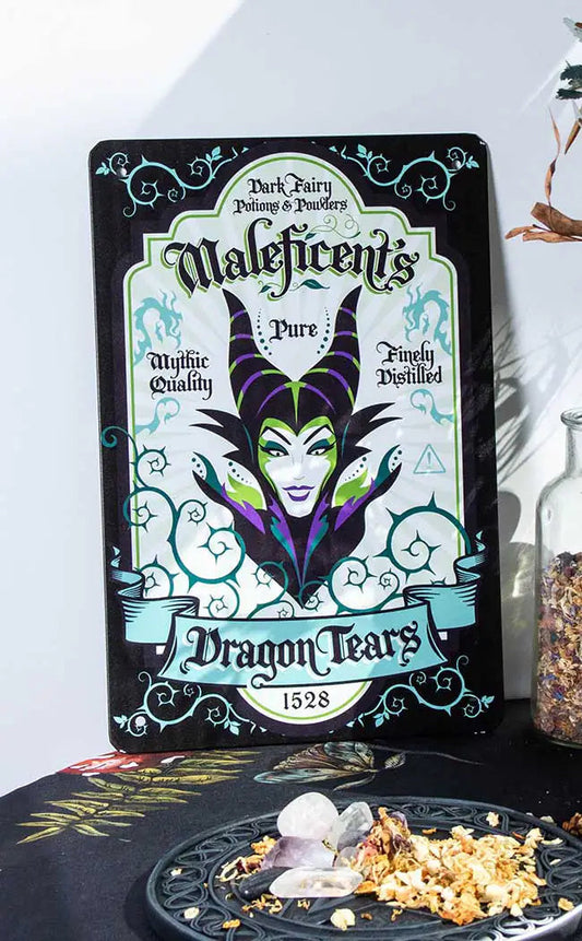 MALEFICENT’S DRAGON TEARS - Tin Sign