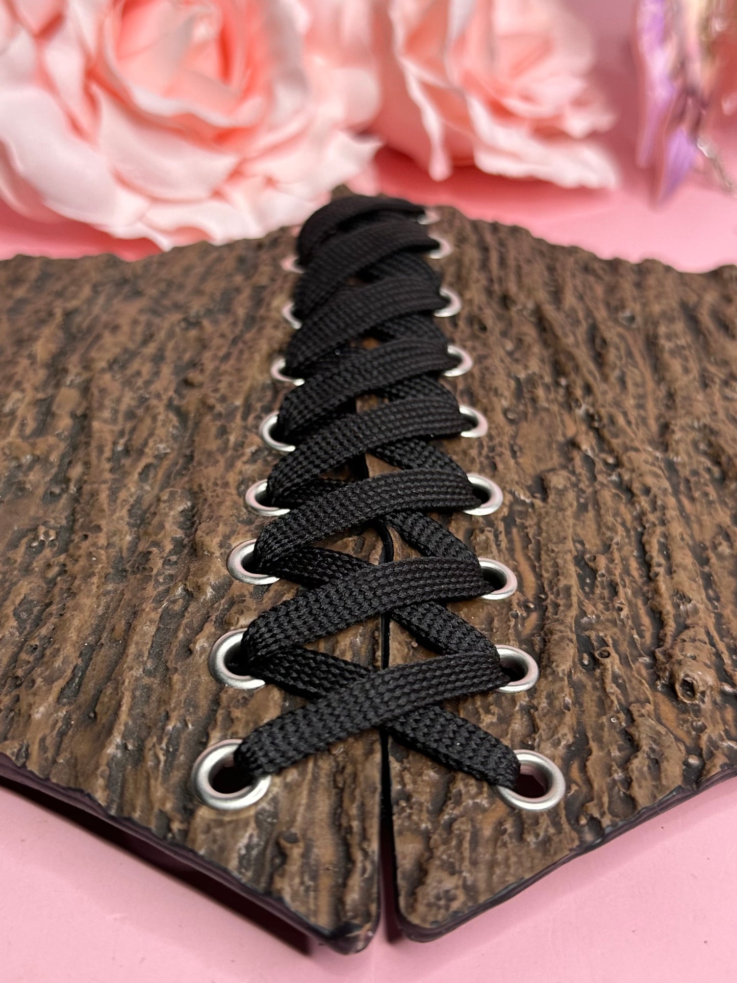 TREE OF LIFE - Faux bark corset belt