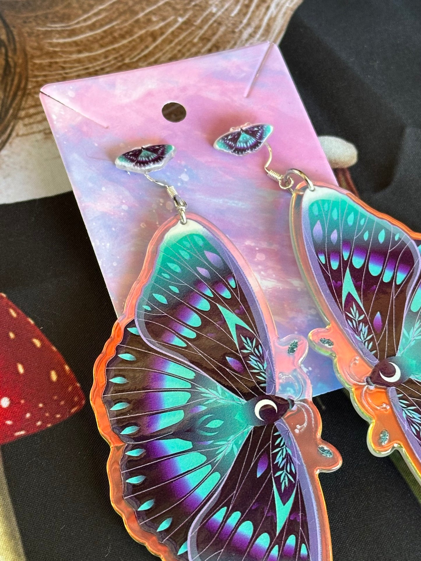 LA BELLA LUNA - Iridescent Jumbo earrings