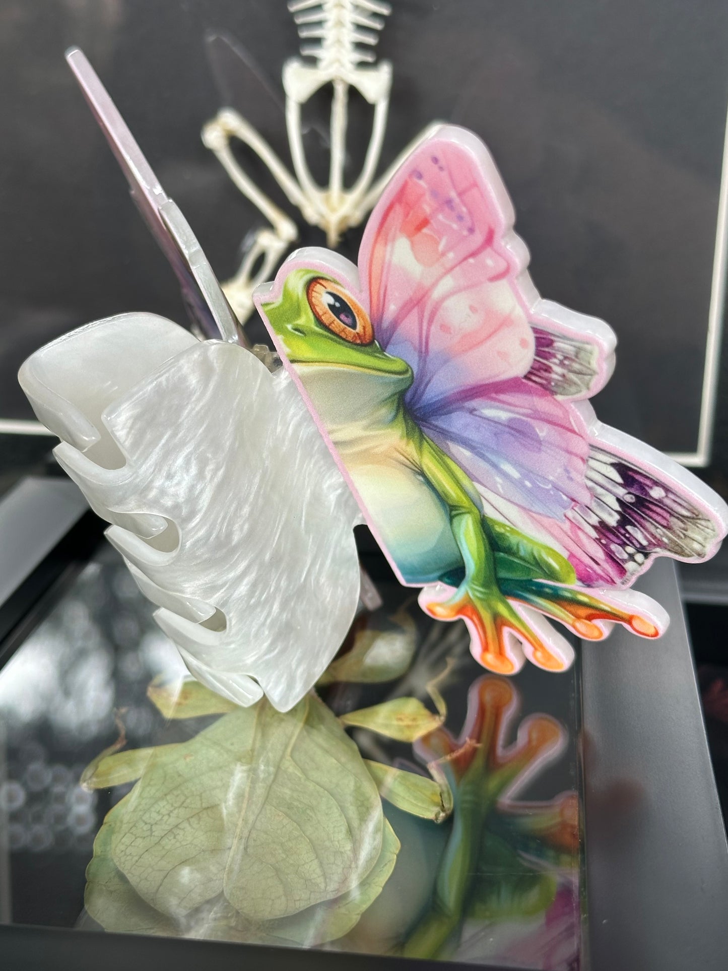 FAIRY FROG - Butterfly Hair Clip