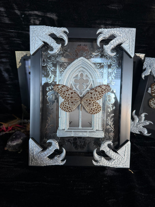 VINTAGE PLATINUM - silver a5 specimen frame