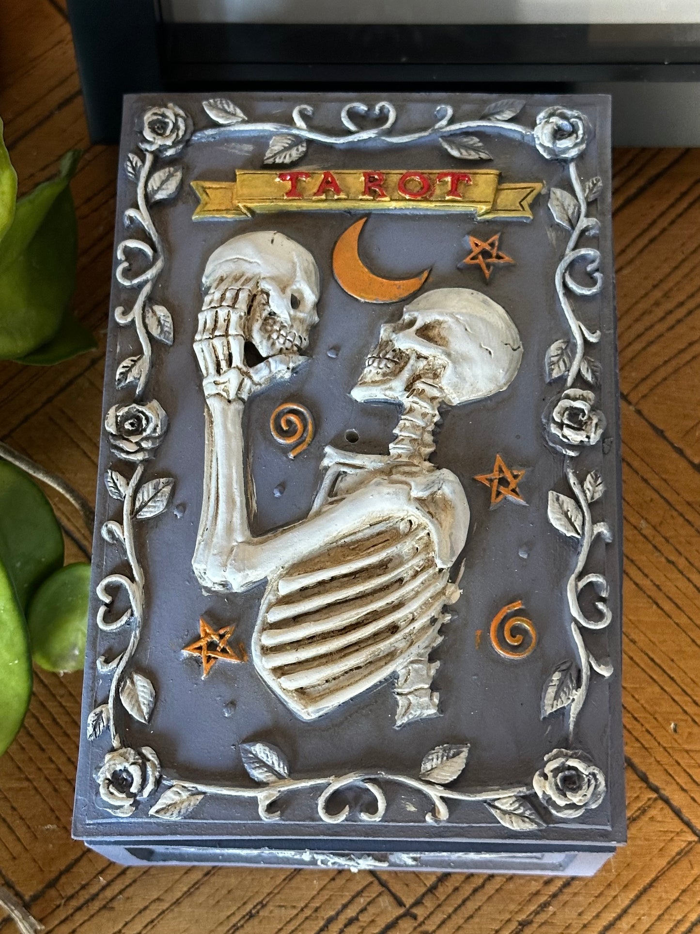 DEATH CARD TAROT BOX WITH INCENSE
