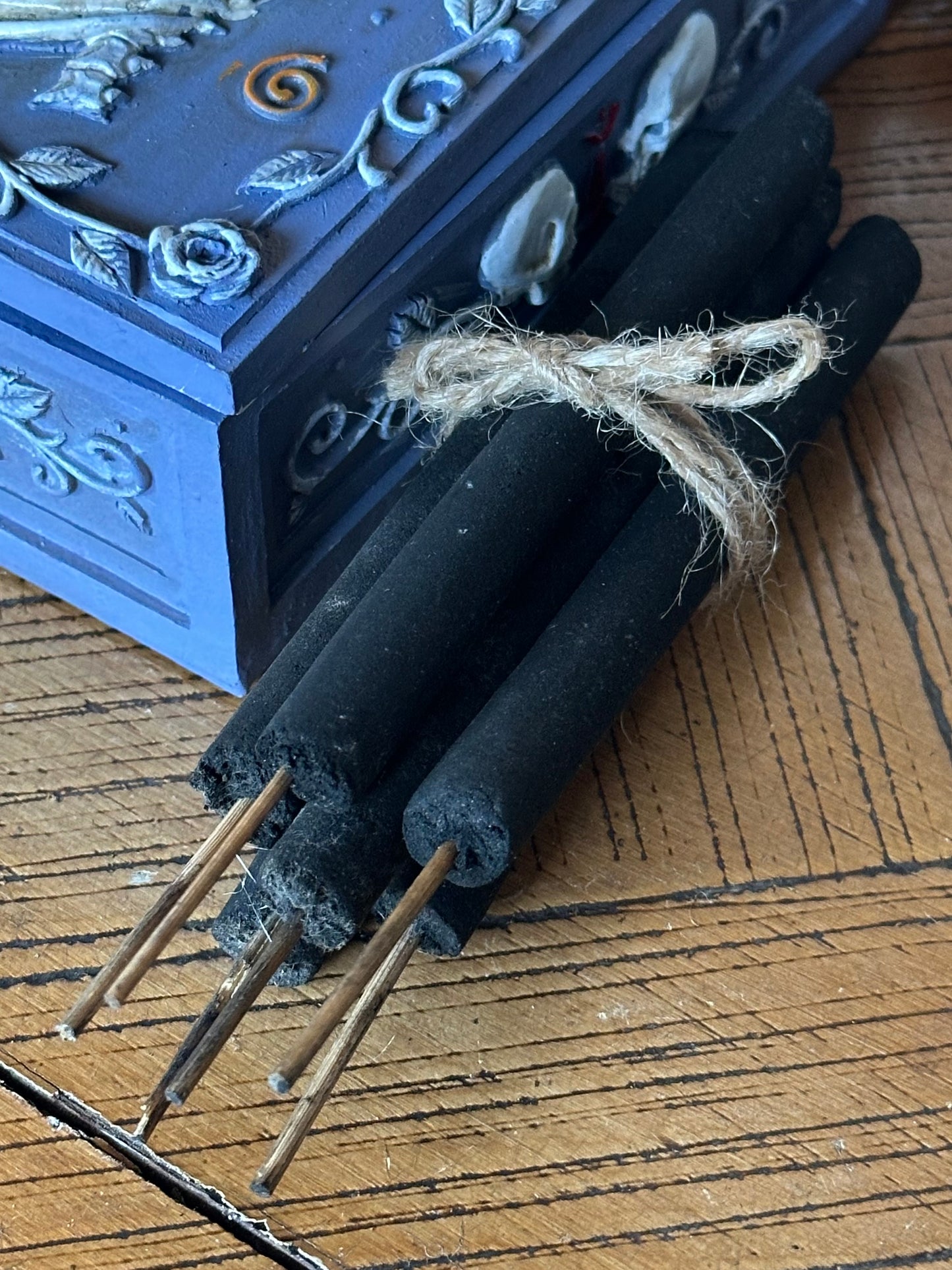 DEATH CARD TAROT BOX WITH INCENSE