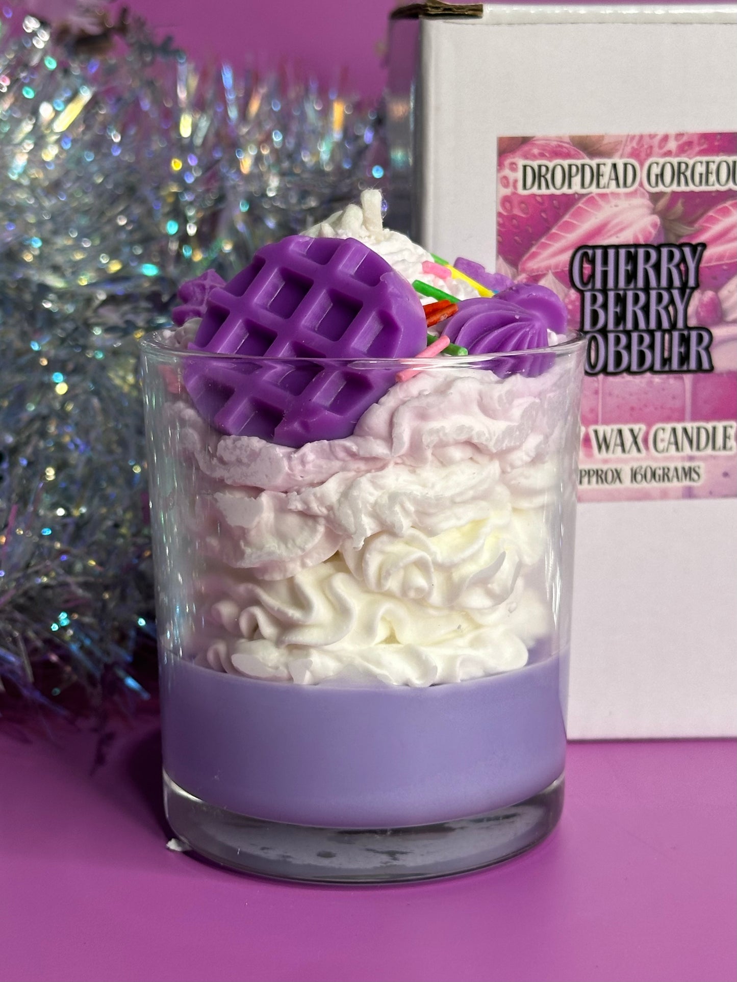 CHERRY BERRY COBBLER - soy candle