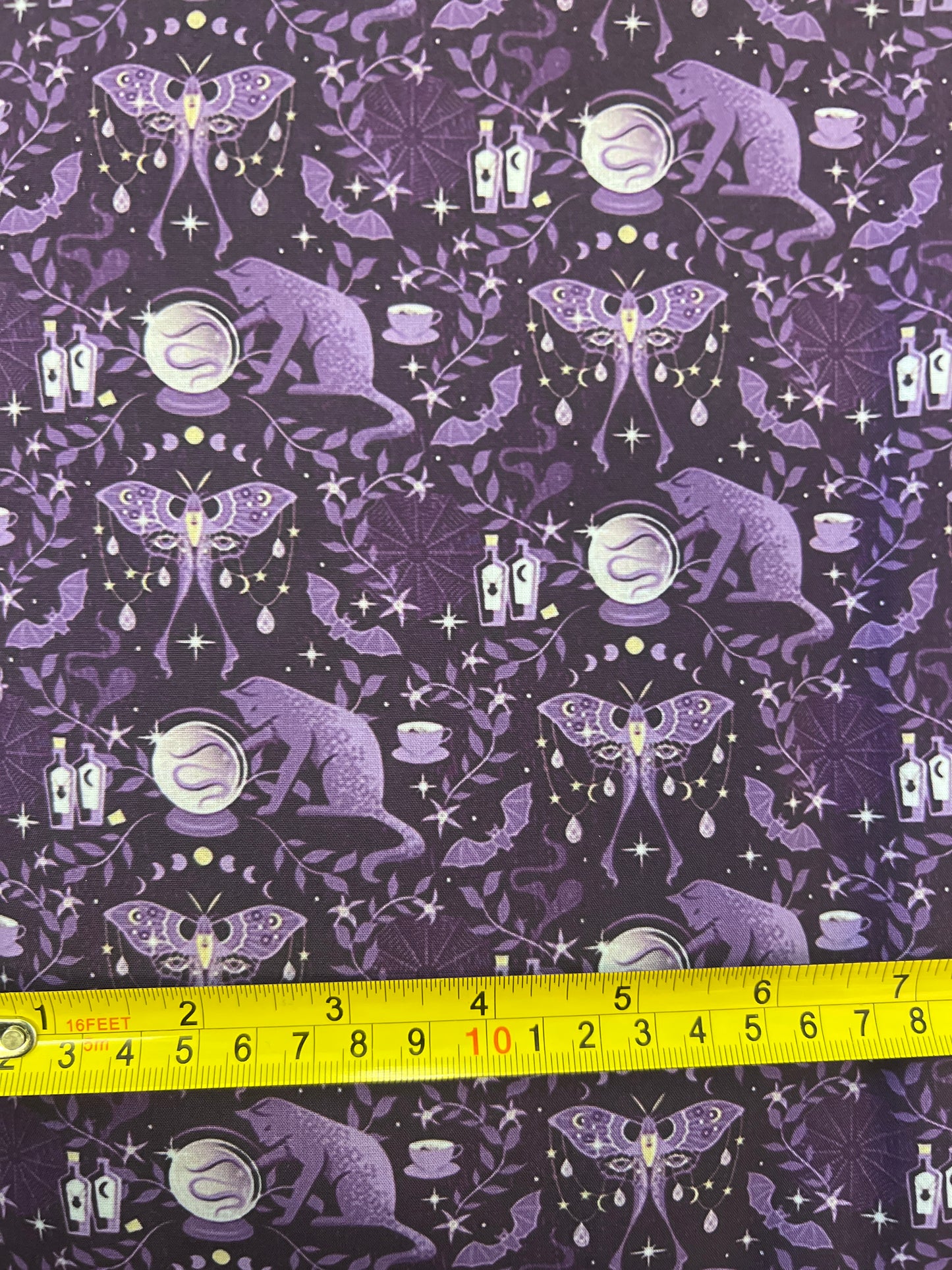 VIOLET MAGIC - Polycotton Fabric from Japan