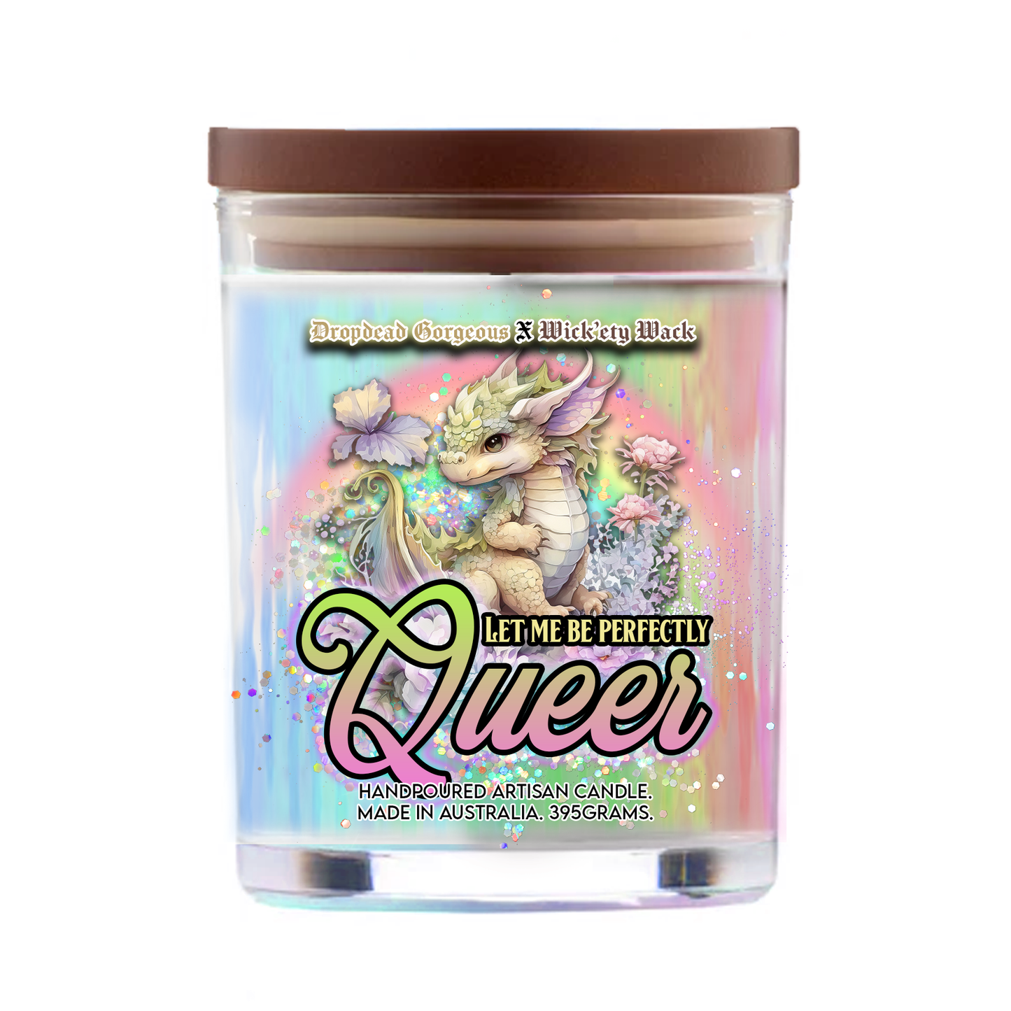 PERFECTLY QUEER - rainbow sherbet candle