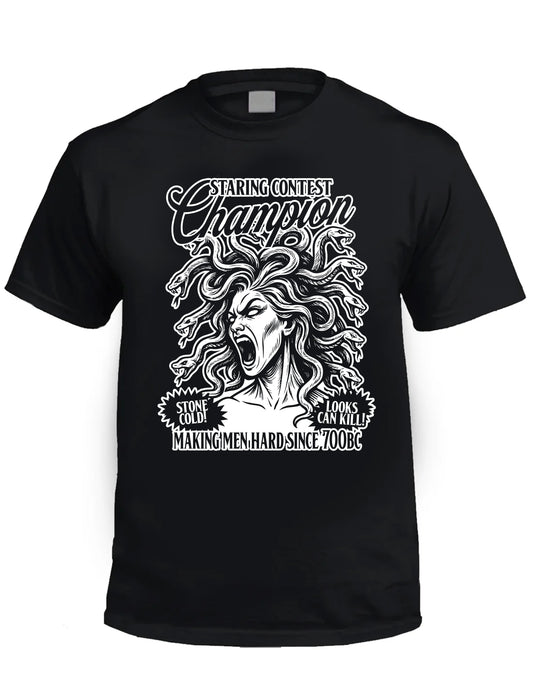 STARING CONTEST CHAMPION - Medusa T-Shirt PREORDER