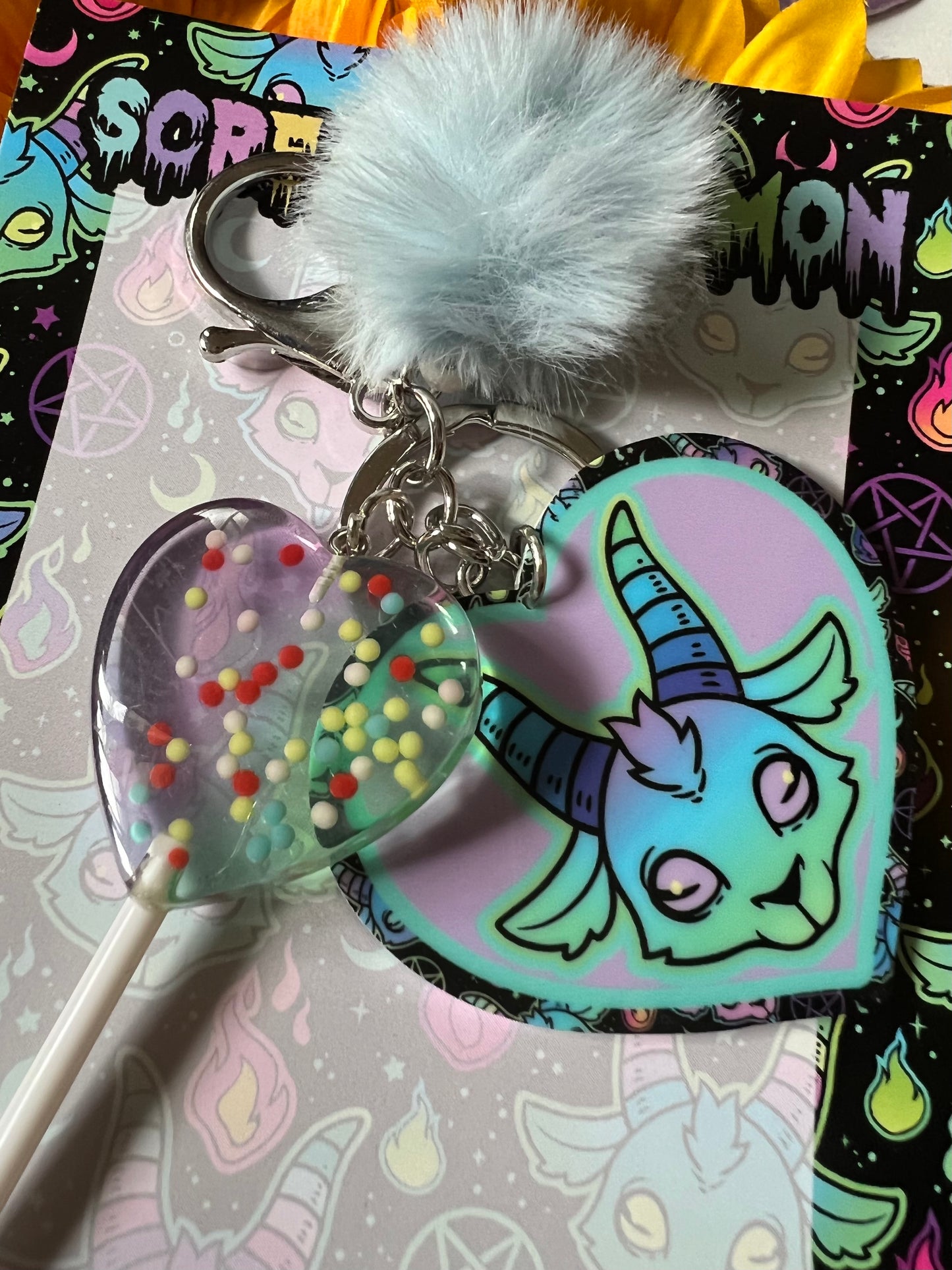 SCREAMIN' DEMON KEYCHAIN