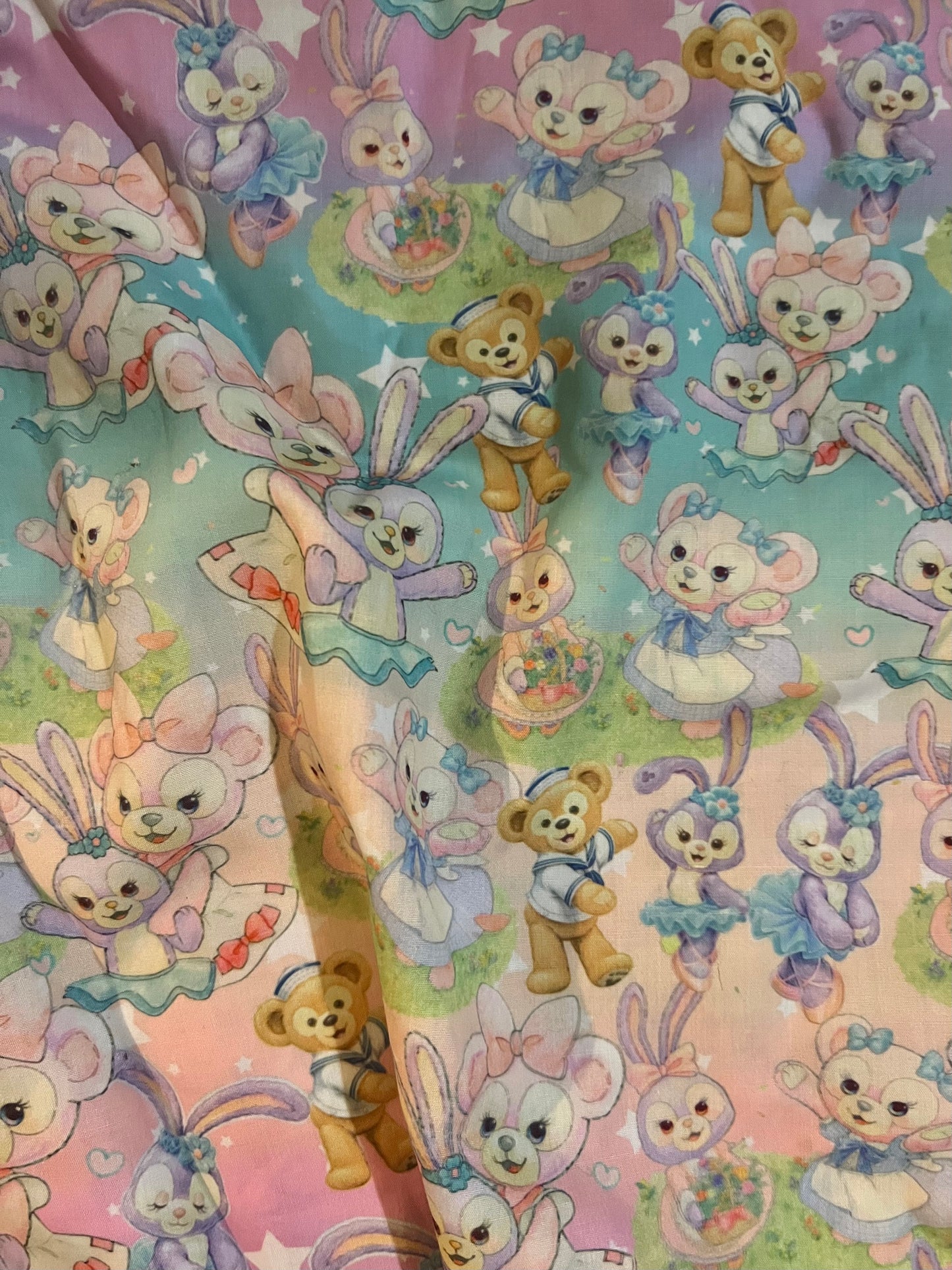 DUFFY AND FRIENDS - Polycotton Fabric from Japan