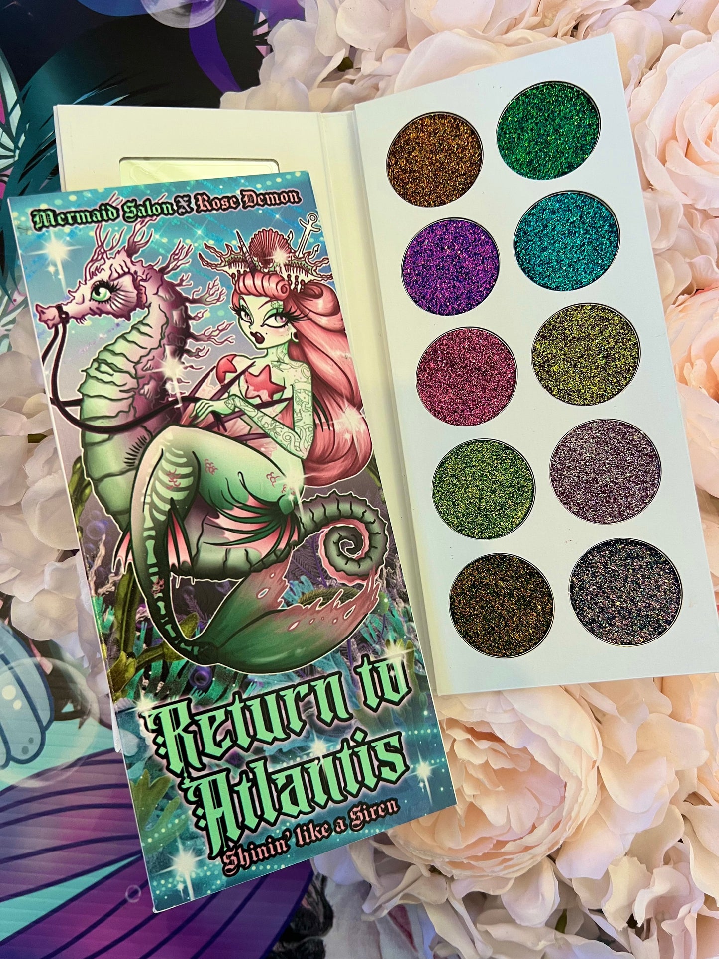 RETURN TO ATLANTIS - Chrome Glitter  Palette