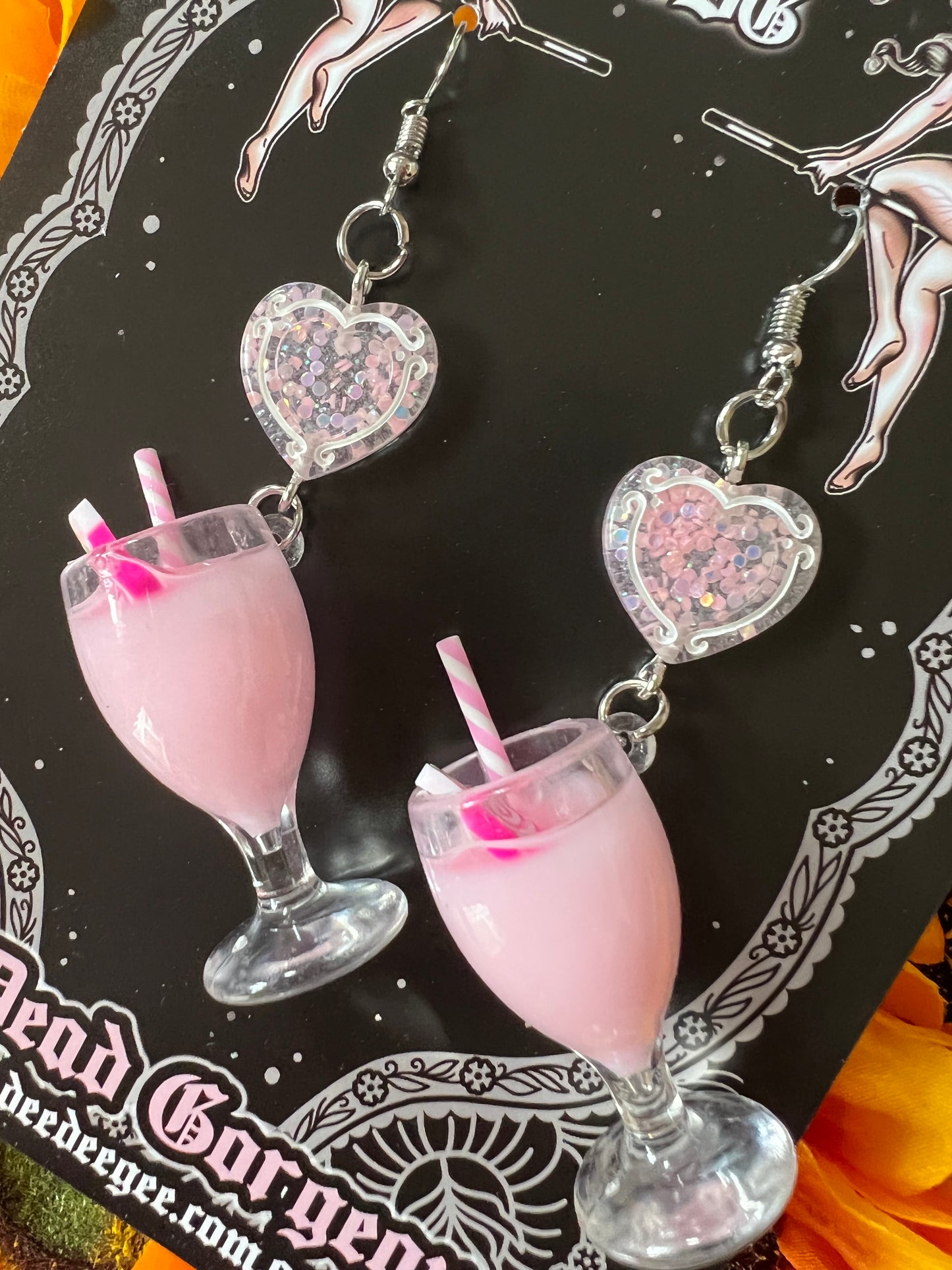 PINK DRINK - Charm Earrings