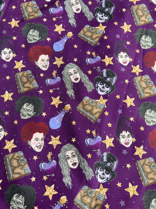 A BUNCH OF HOCUS POCUS - Polycotton Fabric from Japan